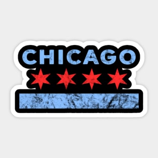 Chicago - Chicago Flag Sticker